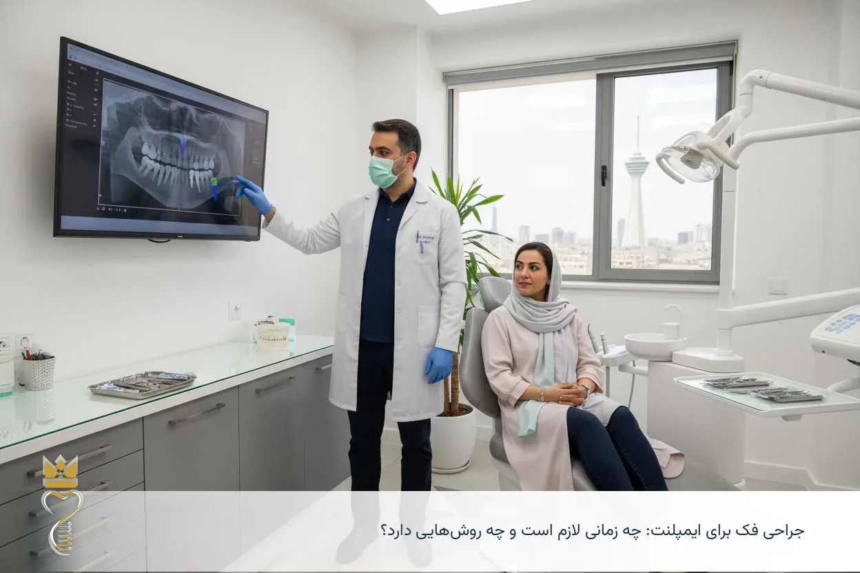 جراحی فک برای ایمپلنت