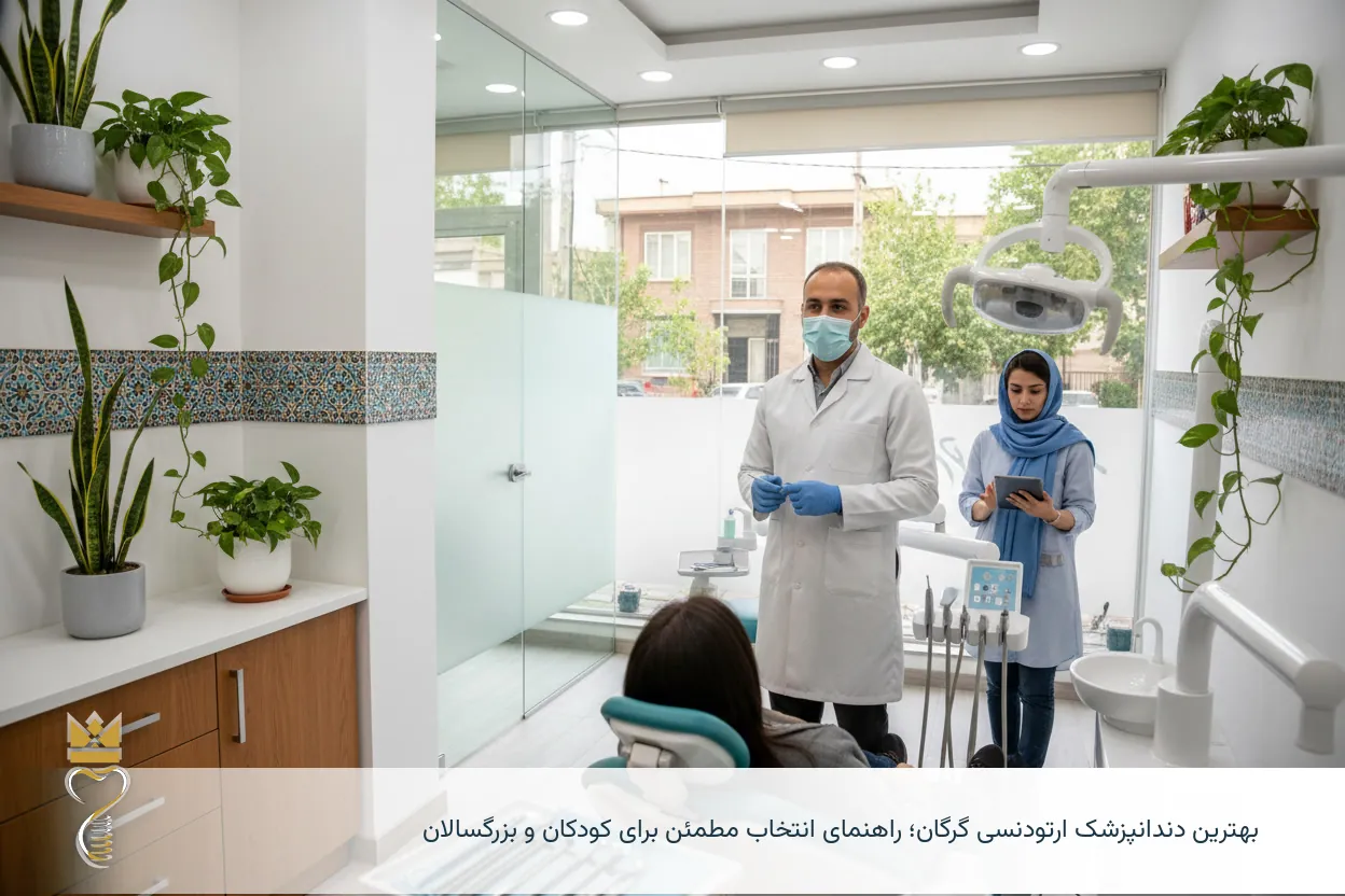 بهترین دندانپزشک ارتودنسی گرگان