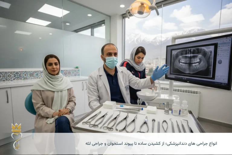 انواع جراحی های دندانپزشکی؛ از کشیدن ساده تا پیوند استخوان و جراحی لثه
