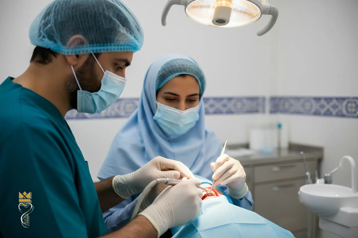 نمایی از چند نوع جراحی دندانپزشکی در مطب